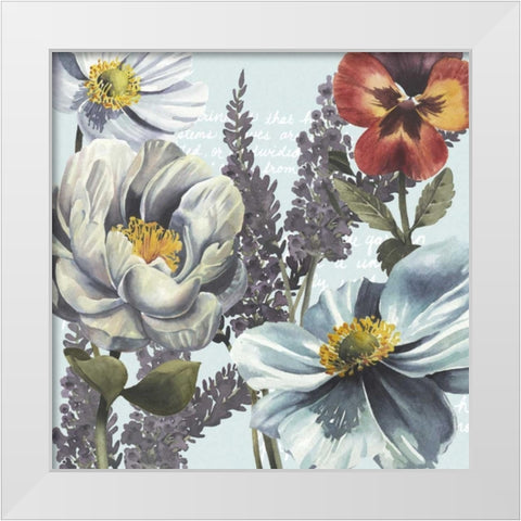 Garden Submergence I White Modern Wood Framed Art Print by Popp, Grace