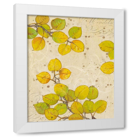 Turning I White Modern Wood Framed Art Print by OToole, Tim