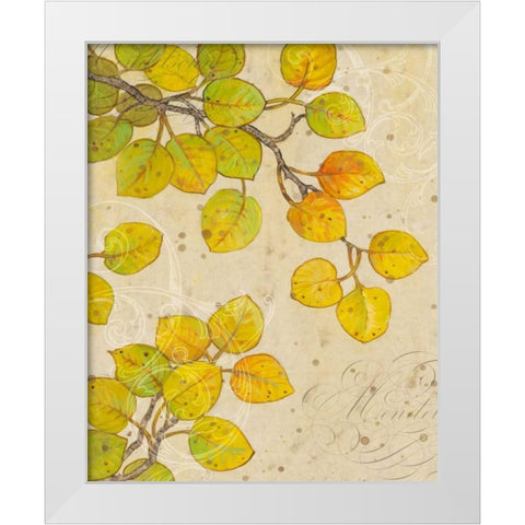 Turning II White Modern Wood Framed Art Print by OToole, Tim