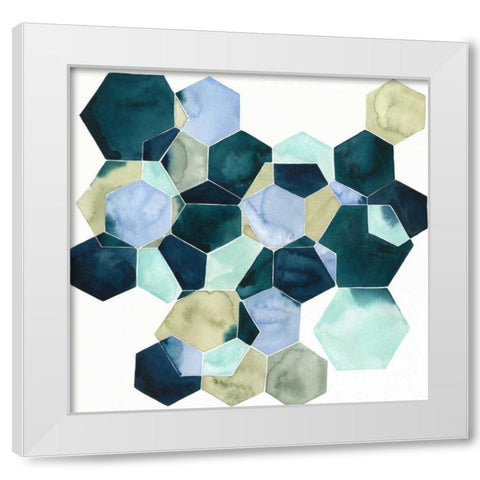 Crystallize II White Modern Wood Framed Art Print by Popp, Grace