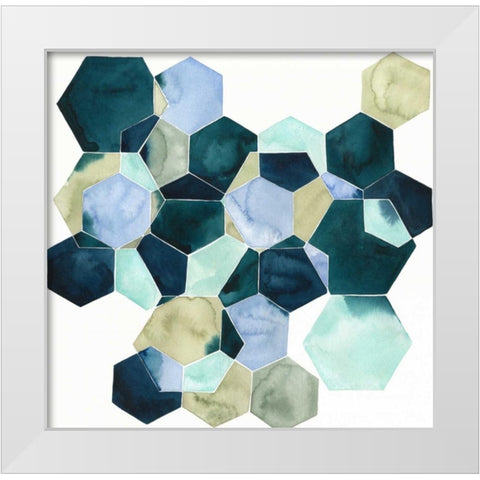 Crystallize II White Modern Wood Framed Art Print by Popp, Grace