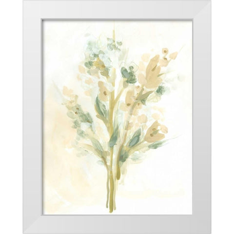 Sagebrush Bouquet I White Modern Wood Framed Art Print by Vess, June Erica