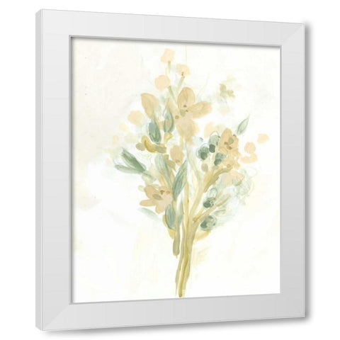 Sagebrush Bouquet II White Modern Wood Framed Art Print by Vess, June Erica