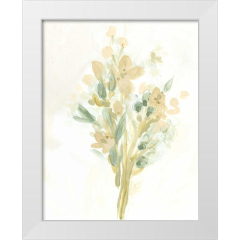 Sagebrush Bouquet II White Modern Wood Framed Art Print by Vess, June Erica