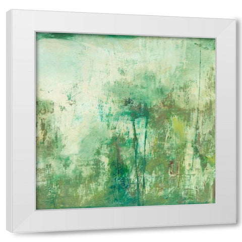 Down by the River II White Modern Wood Framed Art Print by Fuchs, Jodi