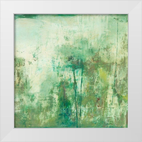 Down by the River II White Modern Wood Framed Art Print by Fuchs, Jodi