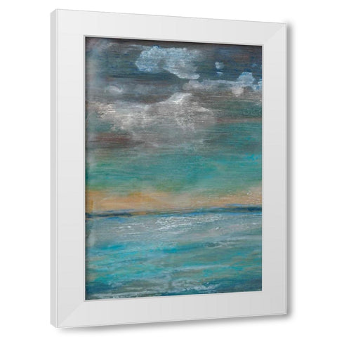 After the Storm I White Modern Wood Framed Art Print by Ludwig, Alicia