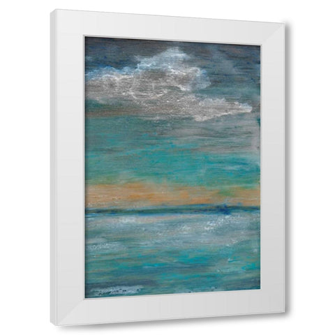 After the Storm II White Modern Wood Framed Art Print by Ludwig, Alicia