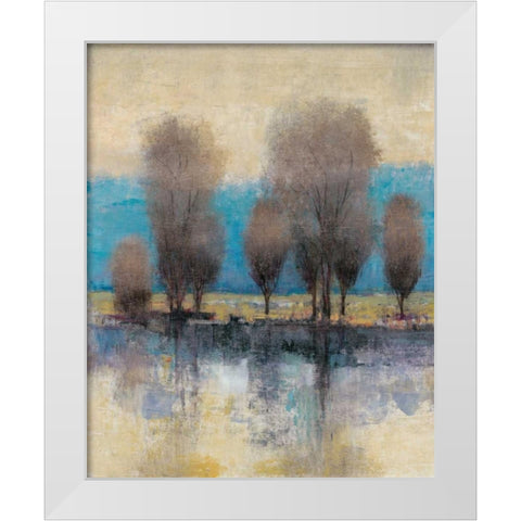 On the Horizon I White Modern Wood Framed Art Print by OToole, Tim