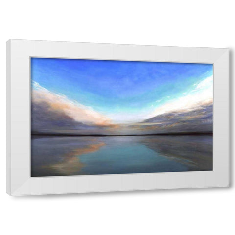 Salt Flats III White Modern Wood Framed Art Print by Finch, Sheila