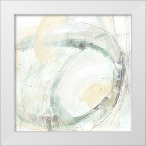 Conjecture I White Modern Wood Framed Art Print by Vess, June Erica