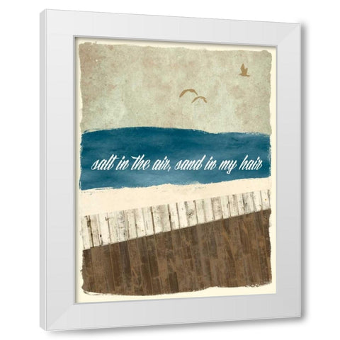 Boardwalk Reverie I White Modern Wood Framed Art Print by Damon, Chris