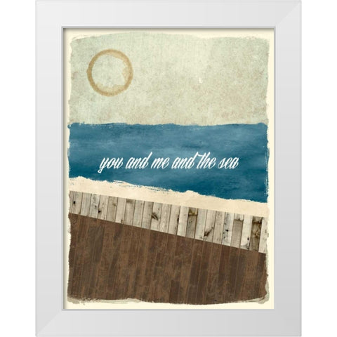 Boardwalk Reverie II White Modern Wood Framed Art Print by Damon, Chris