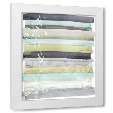 Wavelet II White Modern Wood Framed Art Print by Popp, Grace