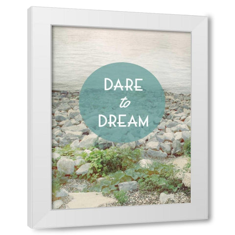 Centered Sentiment II White Modern Wood Framed Art Print by Fagalde, Jarman