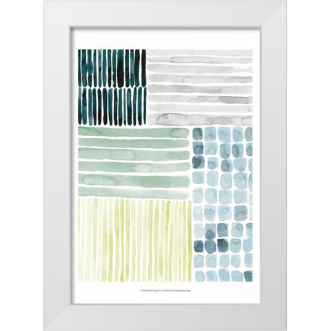 Aerial Abstract I White Modern Wood Framed Art Print by Popp, Grace