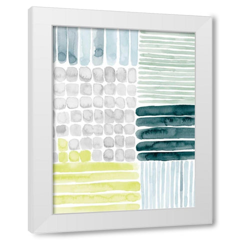 Aerial Abstract II White Modern Wood Framed Art Print by Popp, Grace