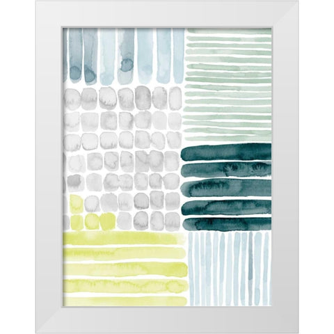 Aerial Abstract II White Modern Wood Framed Art Print by Popp, Grace
