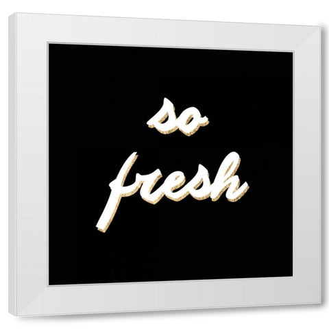 So Fresh White Modern Wood Framed Art Print by Hambly, Anna