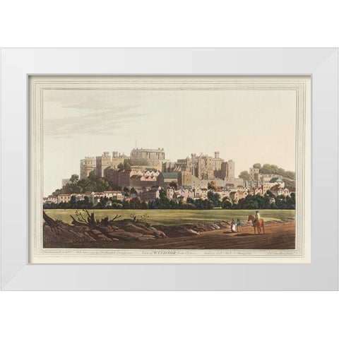 UA CH View of Windsor White Modern Wood Framed Art Print by Stadler, Joseph