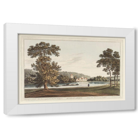 Bisham Abbey White Modern Wood Framed Art Print by Stadler, Joseph