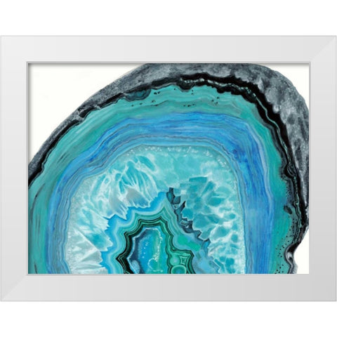 Agate Studies II White Modern Wood Framed Art Print by McCavitt, Naomi