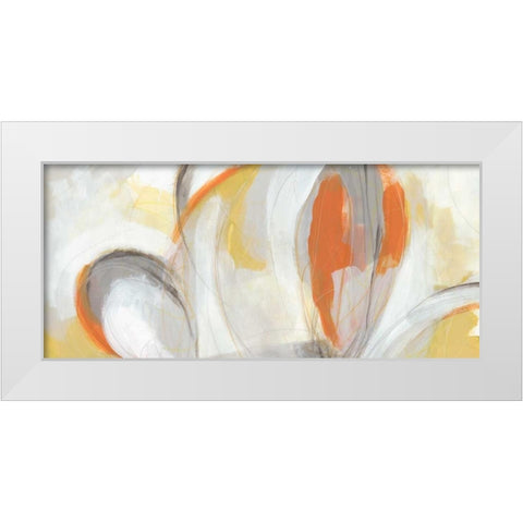 Ignite IV White Modern Wood Framed Art Print by Vess, June Erica