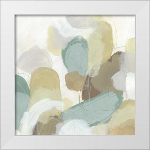Subtle Synergy I White Modern Wood Framed Art Print by Vess, June Erica