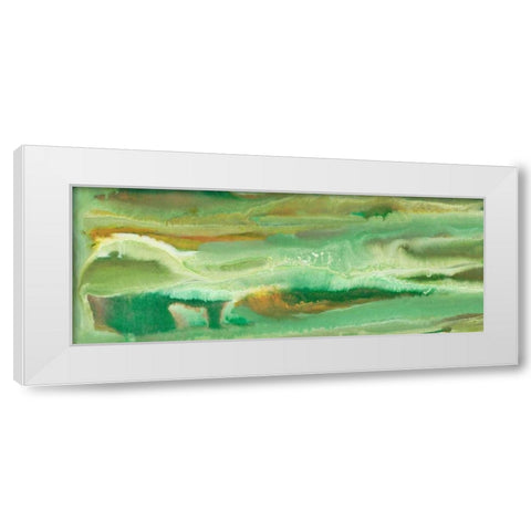 Kinetic Alignments I White Modern Wood Framed Art Print by Chandler, Sharon