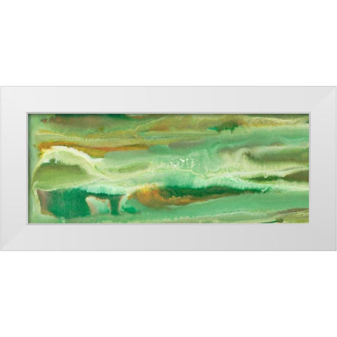 Kinetic Alignments I White Modern Wood Framed Art Print by Chandler, Sharon