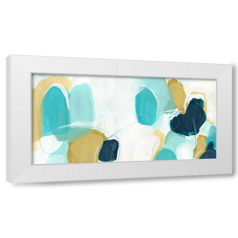 Boundless II White Modern Wood Framed Art Print by Vess, June Erica