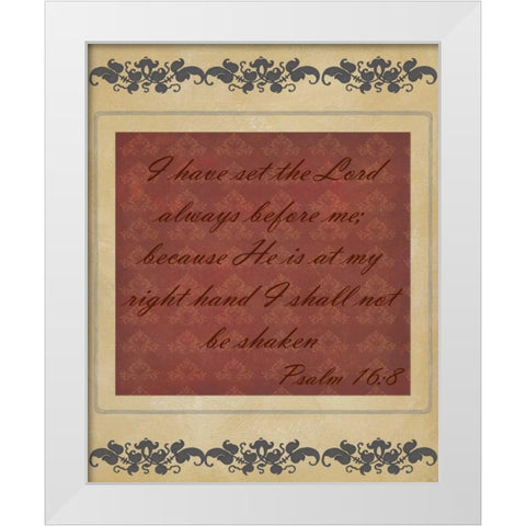 More Than Words IV White Modern Wood Framed Art Print by Studio W