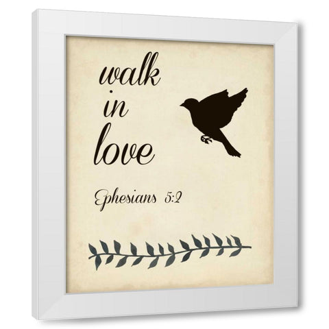 More Than Words VIII White Modern Wood Framed Art Print by Studio W