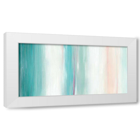 Seafoam Spectrum I White Modern Wood Framed Art Print by Vess, June Erica