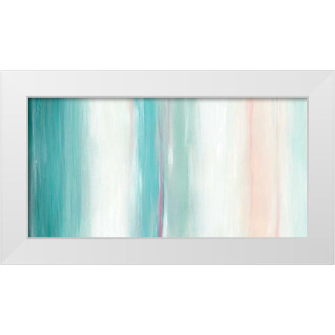 Seafoam Spectrum I White Modern Wood Framed Art Print by Vess, June Erica