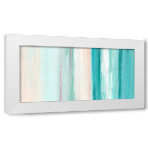 Seafoam Spectrum II White Modern Wood Framed Art Print by Vess, June Erica