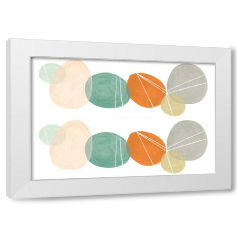 2-Up Interdependent I White Modern Wood Framed Art Print by Vess, June Erica