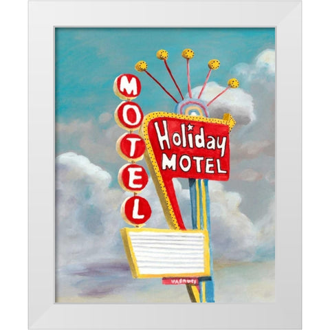 American Roadside IV White Modern Wood Framed Art Print by McCavitt, Naomi