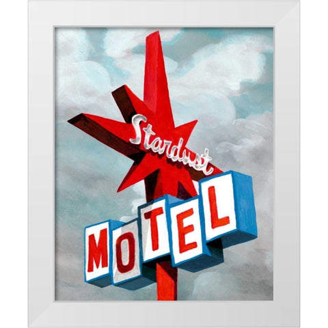 American Roadside VI White Modern Wood Framed Art Print by McCavitt, Naomi