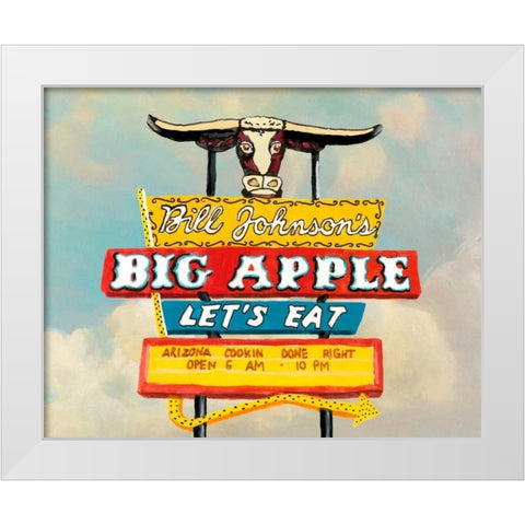 American Roadside VII White Modern Wood Framed Art Print by McCavitt, Naomi