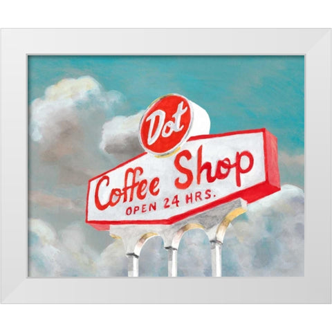 American Roadside VIII White Modern Wood Framed Art Print by McCavitt, Naomi
