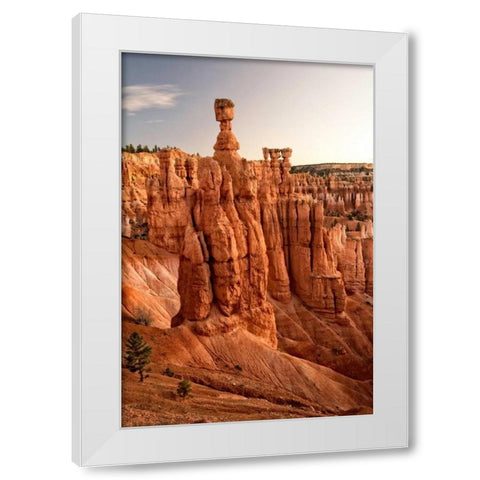 Thors Hammer White Modern Wood Framed Art Print by Head, Danny