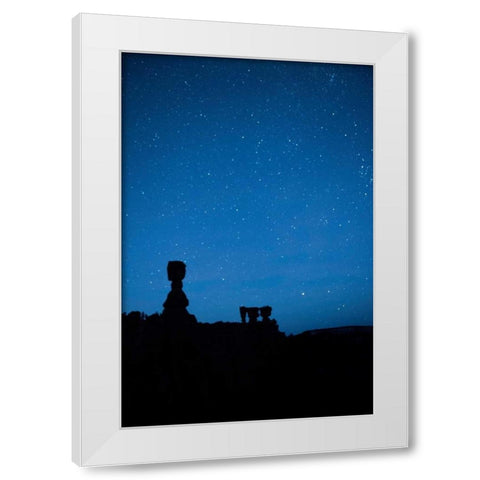Stars at Thors Hammer White Modern Wood Framed Art Print by Head, Danny
