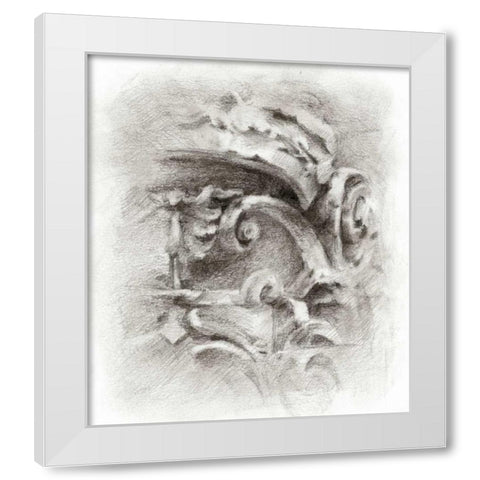 Frieze Study II White Modern Wood Framed Art Print by Harper, Ethan