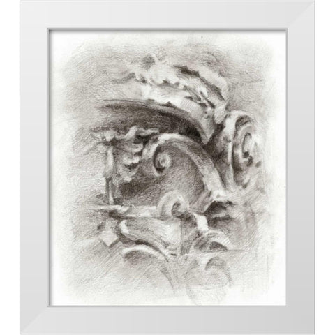 Frieze Study II White Modern Wood Framed Art Print by Harper, Ethan