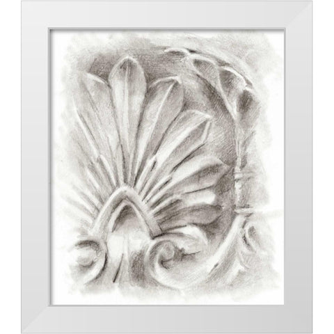 Frieze Study IV White Modern Wood Framed Art Print by Harper, Ethan