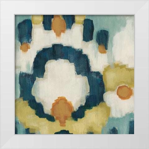 Cascade I White Modern Wood Framed Art Print by Vess, June Erica