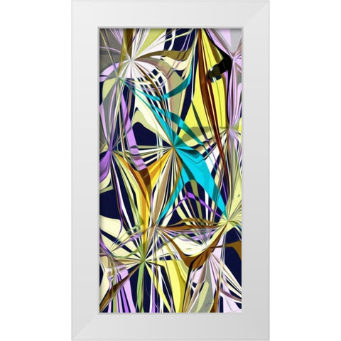 Access I White Modern Wood Framed Art Print by Burghardt, James