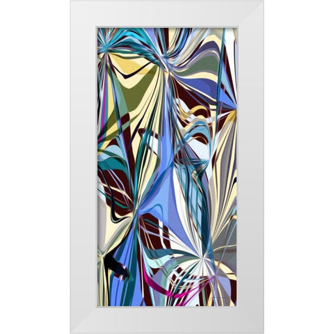 Access II White Modern Wood Framed Art Print by Burghardt, James