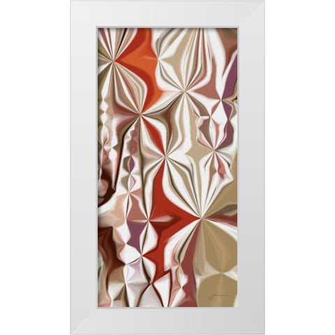 Thrive Panel I White Modern Wood Framed Art Print by Burghardt, James
